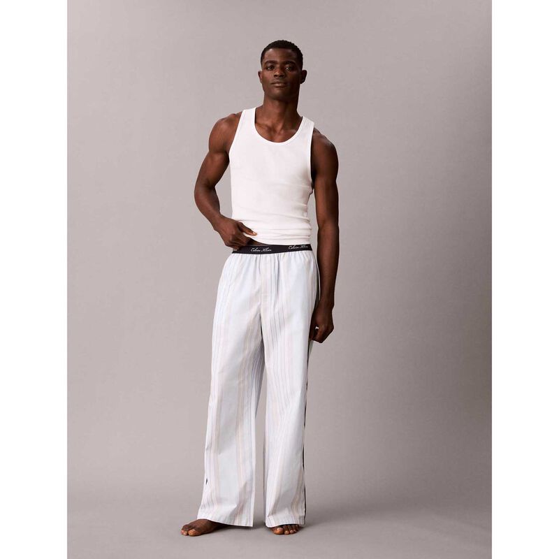 Calvin Klein Cotton Poplin Graphic Script Sleep Pant image number 3